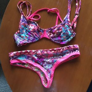 Maaji Underwire Bikini Top and Cheeky Bottom Swim